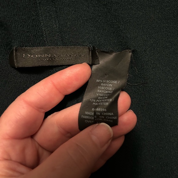 Donna Karan collection long drape open cardigan sweater - Picture 4 of 4